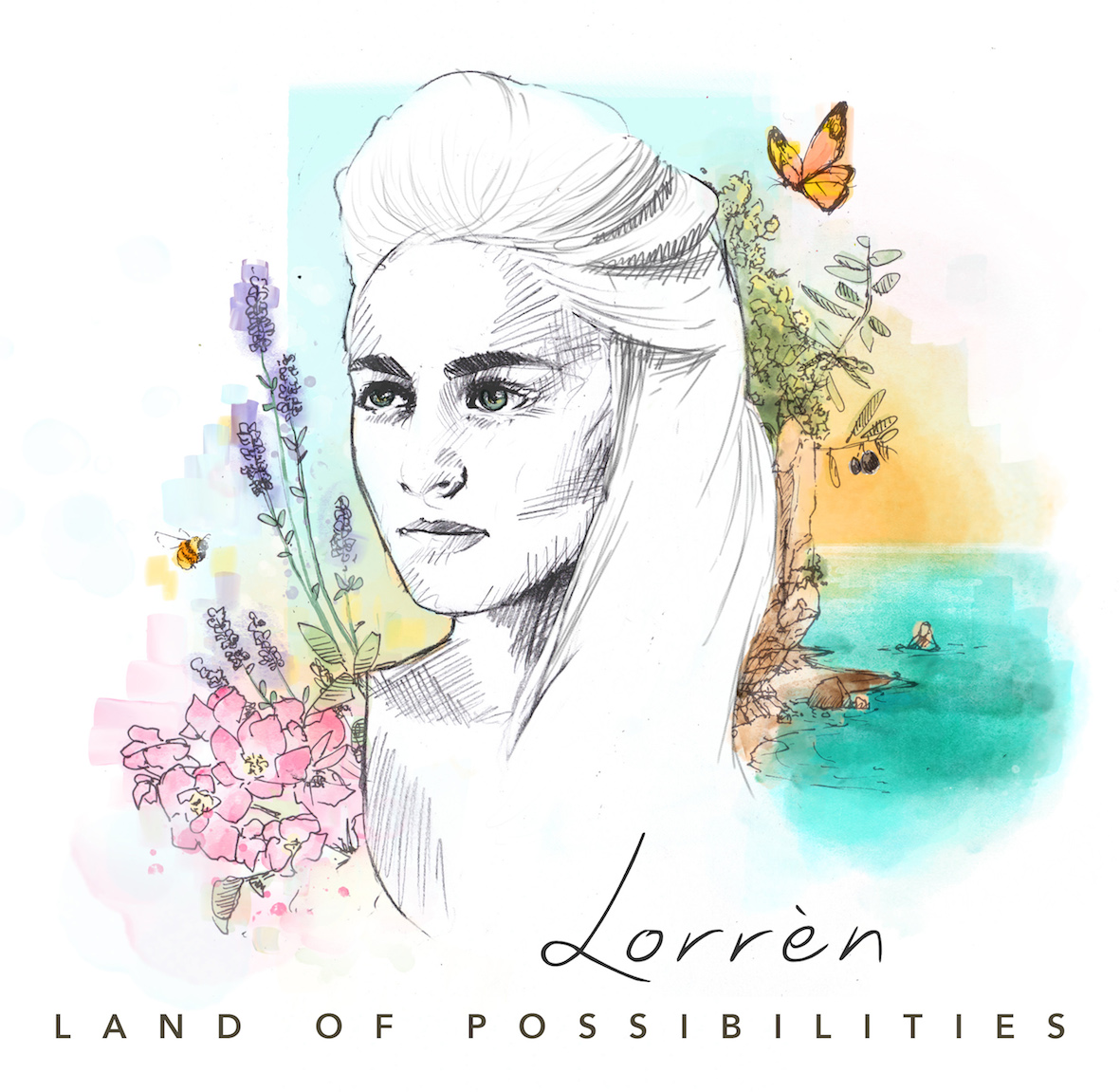 Albumcover Lorren Land of Possibilities door Egon de Regt KLEIN