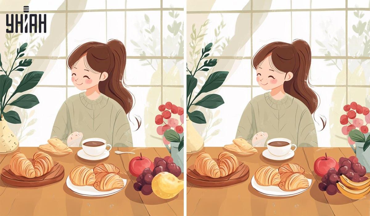 Finn fire forskjeller i bildet / Moje photo