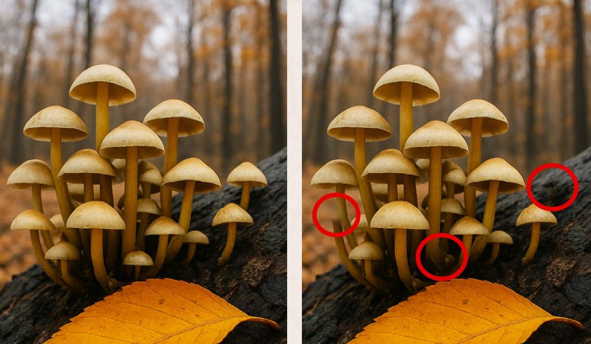 Finn 3 forskjeller på 11 sekunder: en rask IQ-test