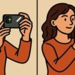 IQ-test: Finn 3 forskjeller i bildene av jenta med kameraet